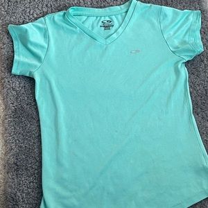 Girls semi fitted champion tee shirt